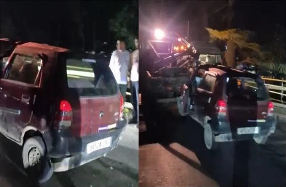 शिमला में ऑल्टो कार और टैंकर की भीषण टक्कर, 2 पुलिस जवानों की मौत